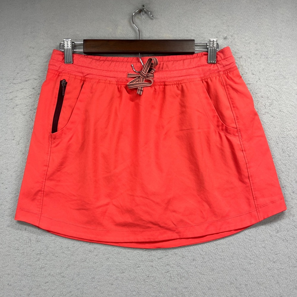 The North Face Skort Womens Medium Coral Orange Kilowatt Activewear Hiking Skirt